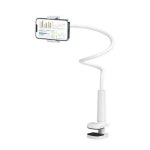 홈플래닛 스마트폰 자바라 거치대 75 cm, 화이트, 1개입 : 느끼미야