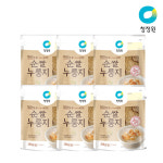 청정원 순쌀 누룽지 250g, 1개입, 6개 : 종가 공식스토어