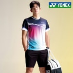 요넥스 241TS001M 남성 반팔 티셔츠 배드민턴의류 배드민턴복 2024SS : 큐알스포츠