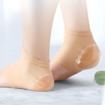 풋케어보들뒤꿈치삭스 발갈라짐보호뽀송덧신 발관리실리콘안감양말1켤레 : 주주네 점빵