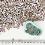 10mm 와플콘 핑크 토끼 폴리머 클레이 슬라임 토핑 재료 데코덴 (50g) : 꿈꾸는 코끼리 상점