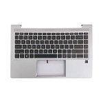 wzqrps 교체 노트북 상부 케이스 팜레스트 백라이트 키보드 터치패드 조립 부품 HP ProBook 440 G8445 G8 PB 445 M23769001 실버... 