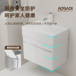 욕실 벽걸이형 거울장 스테인레스 캐비닛 화장실 세면대 콤비네이션 G8015 : 이안블리