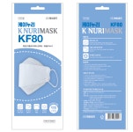 케이누리 KF80 대형 100매 국산 식약처허가 귀편한 마스크 본사직접생산판매 : kroad