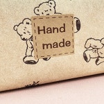 핸드메이드 수제 글자스티커 크라프트 네임택 : Dittomall