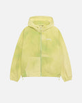 스투시 비치 쉘 웨이브 다이 바람막이 자켓 라임 BEACH SHELL WAVE DYE : 핍스뉴욕