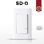 SDA  신동아ES 라온 1개용 1구 전기 전등 스위치 / 3로 1구 : 반디 스토어