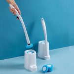 자주변기솔 사각변기솔 손잡이가 있는 일회용 화장실 부착변기솔 화장실변기청소솔 : NN9