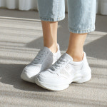 바닐라슈 베이즈 초경량 펀칭 밴딩끈 키높이 스니커즈(6cm) : 바닐라슈