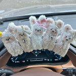 깜빡이 인형 와이퍼 똥강아지 모루인형 차꾸미기 액세서리 첫차 선물 : 아임유얼캔들