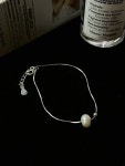 [925_Silver] Snake Pearl Bracelet : 모어풀 - MOREFUL