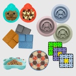 강아지밥그릇 도그 혀클리너 슬로우식기 고양이밥그릇 물그릇 밥상 : 컬리독