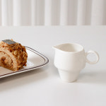 시라쿠스 뉴욕 크림 예쁜 카페 디저트 브런치 플레이팅 앞접시 화이트 원형 플레이트 S 16cm : 소담작업실