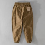 신축성 남성용 카고 심플 허리 조거 F76 스트리트 작업바지 부드러운 팬츠 코튼 캐주얼 : 린스하우스시즌5