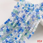 DIY 멀티 컬러 다이아몬드 유리 구슬 의류 팔찌 귀걸이 목걸이 소재 3x3.5mm H0644 : 할랑마켓