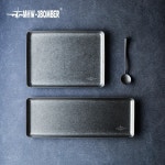 우드트레이 사각트레이 MHW-3BOMBER 플랫 찻잔, 커피 스테인리스 스틸 : 슈가 Sugar 앤 연유