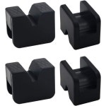 Neworld 뉴올드 잭 스탠드용 패드 어댑터 거의 범용 고무 슬롯 프레임 레일 핀치 용접 프로텍터잭 스탠드 4팩 : 구트파인