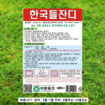 한국들잔디 잔디씨앗 종자 1만립 1봉, 아람종묘 : 태웅씨앗자재마트