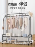 이동행거 옷가게행거 원룸 2단 멀티행거 철제 드레스룸 진열대 가정용 : 좋은물건좋은사람