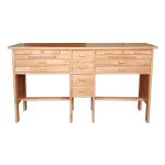 국산 CRAFTSMAN 세공책상 2인용 책상 : 귀금속 세공재료 HK재료