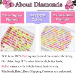 DIY 5D 다이아몬드 페인팅 키트 풀 드릴 용수철 버섯 조경 크리스탈 라인석 자수 룸 홈 아트 G454 100x200cm : 할랑마켓