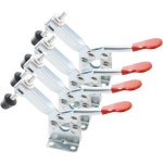 Ohamtes 오암테스 4PCS 탄소강 타입 201B 100KG 220lbs 클램핑력 퀵클램핑 공구 핸드토글 잠금클램프 수평 퀵클램프 공구클램프 : 폴크라스