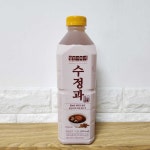 명인이야기 하늘청 수정과 1.2L 가족음료 회사 탕빈실음료 캐러멜색소없는 : 마켓큐브Marketcube