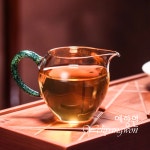 [다도 공도배] 예향원 대만산 블랙골드 글리터 크리스탈 숙우 200ml P-8153 : 예향원