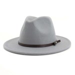 신사모자 중절모 H7567 여성용 페도라 모자 가을/겨울 페도라 영국모자 : 보이오