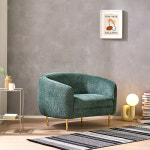 양털 1인용패브릭쇼파 라운지소파 방수 인테리어소파 : 리퍼스