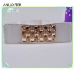 체인벨트 가죽끈벨트 H9871 여성 5cm 벨트 탄성 코트가죽벨트 여자가죽벨트 : young몰