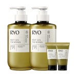 려 두피샴푸 루트젠 여성 맞춤 탈모증상전문케어 트리트먼트 515ml 2개+여성삼푸 100ml 2개 : borabest