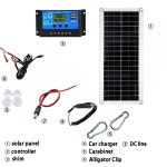 태양 하이킹 완전한 야외 휴대용 시스템 태양열 여행 키트 전원 가정용 : 브라이트존