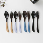 로뎀 주주브 프라임 디저트 커트러리 숟가락 젓가락 포크 나이프 : 송송파송송