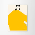 [소포빌라] The Poster Club Rosie Mcguinness - Yellow Dress Art Poster (50x70cm) : 소포빌라