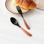 로뎀 주주브 프라임 디저트 커트러리 숟가락 젓가락 포크 나이프 : 송송파송송