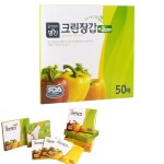 마요 국산 셀프 주유소 비니루 손가락장갑 50매 2cm 염색 : 서희물류