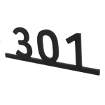 (라인)현관문 호수판 입체 룸넘버 아파트 빌라 숫자판 현관 호수 방번호 : 벤타유통