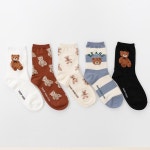 앤코양말 클럽 테디 베어 여성양말 fsn165 : 앤코양말