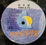 (LP/1987 초반앨범)다섯손가락 3집-보컬:이두헌(이층에서 본 거리/그대가 보고 싶은 날) : LP레코드