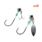 [미끼유] 레드아이 지그헤드 트레블 스핀 풀치지그 갈치 풀치 : 미끼유