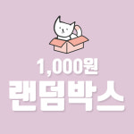 [천원 뽑기] 쓸데없는 선물 럭키 랜덤박스 싸다 서프라이즈 이벤트 박스 쓸모없는선물 : 쿡차