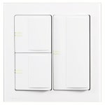 형광 플러스 와이드 스위치 중3구1로 : SJ누리