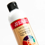 조소냐 아크릴 과슈 포크아트 톨페인팅 물감 250ml 109 티타늄화이트 : 화방일기
