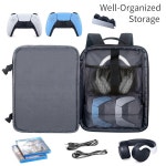 Hap Tim Travel Backpack for PS5 Console, Padded Protection PlayStation 5 Carrying Case, Large Capaci : 최신 가성비 상점
