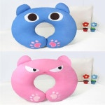 편안한목베게 귀여운목베게 꿀잠목쿠션 헬로켓 : 우디네마켓-