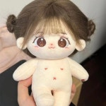 20cm 아이돌 여자 인형 솜깅이 요이 솜인형 몸체 스쿨룩 교복 의상세트 : 인형 옷 가게
