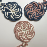 마크라메 꽃 티코스터 만들기 DIY KIT 26 & 50 공예 취미 키트 : 솔이매듭