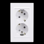 2구 플러스 매입콘센트 : SJ누리