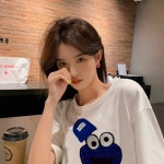 가족티 가족 매칭 티셔츠 반팔 만화 프린트 티 엄마 아빠 아들 딸 바디 수트 부모 자녀 의류 H6842 여름 신상 : BP마켓